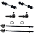 6-Piece Kit Front Suspension Kit, Includes (4) Tie Rod End and (2) Sway Bar Link