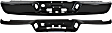 2007 Dodge Ram 1500 - 2-Piece Kit Step Bumper, Powdercoated Black, Face Bar and Pads, Without mounting bracket(s),  Includes Face Bar and Black Pad(s)