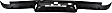 2007 Dodge Ram 1500 - 2-Piece Kit Step Bumper, Powdercoated Black, Face Bar and Pads, Without mounting bracket(s),  Includes Face Bar and Black Pad(s)