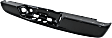 2007 Dodge Ram 1500 - 2-Piece Kit Step Bumper, Powdercoated Black, Face Bar and Pads, Without mounting bracket(s),  Includes Face Bar and Black Pad(s)