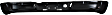 2007 Dodge Ram 1500 - 2-Piece Kit Step Bumper, Powdercoated Black, Face Bar and Pads, Without mounting bracket(s),  Includes Face Bar and Black Pad(s)