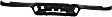 2007 Dodge Ram 1500 - 2-Piece Kit Step Bumper, Powdercoated Black, Face Bar and Pads, Without mounting bracket(s),  Includes Face Bar and Black Pad(s)