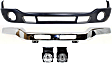 4-Piece Kit, Front Bumper, Chrome, Includes (1) Bumper, (1) Bumper Cover, and (2) Fog Light