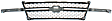 2005 Chevrolet Silverado 1500 HD - 5-Piece Kit Grille, Chrome Shell with Painted Gray Insert,  Includes (1) Grille, (2) Grille Trim, and (2) Headlight Bracket