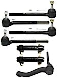 7-Piece Kit Front Suspension, includes Idler Arm, Tie Rod Adjusting Sleeve, and Tie Rod End, RWD