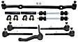 10-Piece Kit Front Suspension Kit, Includes (4) Tie Rod End, (2) Tie Rod Adjusting Sleeve, (2) Sway Bar Link, (1) Center Link and (1) Idler Arm