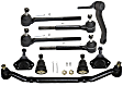 10-Piece Kit Front Suspension Kit, Includes (4) Ball Joint, (4) Tie Rod End, (1) Center Link and (1) Idler Arm