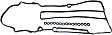 2-Piece Kit Valve Cover, 4 Cyl., 1.4L Engine, Includes Gasket