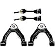 7-Piece Kit Front, Driver and Passenger Side Axle Assembly - New 7-Piece Kit 4WD, Includes (2) Brake Disc, (1) Brake Pad Set, (2) Control Arm and (2) Axle Assembly