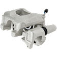 4-Wheel Set Front and Rear Brake Kit With Calipers, Plain Surface, 5 Lugs, Ceramic Pad Material