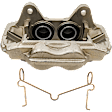 4-Wheel Set Front and Rear Brake Kit With Calipers, Cross-drilled and Slotted 6 Lugs Front-338.07 mm/Rear-311.91 mm Ceramic, Includes (4) Brake Caliper, (4) Brake Disc and (2) Brake Pad Set