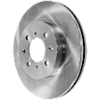2-Wheel Set Front Brake Kit With Calipers, Plain Surface 4 Lugs 261.87 mm Ceramic FWD, Includes (2) Brake Caliper, (2) Brake Disc and (1) Brake Pad Set