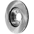 2-Wheel Set Front Brake Kit With Calipers, Plain Surface 4 Lugs 261.87 mm Ceramic FWD, Includes (2) Brake Caliper, (2) Brake Disc and (1) Brake Pad Set