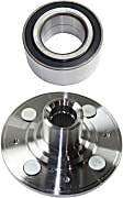 2-Piece Kit Front, Driver or Passenger Side Wheel Hub, 4 Lugs, With Bearing, Includes (1) Wheel Hub and (1) Wheel Bearing