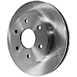2-Wheel Set Front Brake Disc and Pad Kit, Plain Surface 6 Lugs 305.05 mm Ceramic Pro-Line Series, Includes (2) Disc and (1) Pad Set
