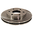 2-Wheel Set Front Brake Disc and Pad Kit, Plain Surface 6 Lugs 305.05 mm Ceramic Pro-Line Series, Includes (2) Disc and (1) Pad Set