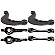 6-Piece Kit Rear, Driver and Passenger Side, Lower Control Arm, Includes (4) Control Arm and (2) Lateral Link