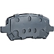 2-Wheel Set Front Brake Disc and Pad Kit, Plain Surface, 4 Lugs, Ceramic, with Rear Drum Brake, Pro-Line Series , includes (2) Brake Disc and (1) Brake Pad Set
