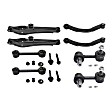 8-Piece Kit Rear, Driver and Passenger Side, Upper and Lower Control Arm Kit, Includes (4) Control Arm, (2) Lateral Link and (2) Sway Bar Link