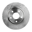 2013 Volvo C30 - 4-Piece Kit Front Brake Disc and Pad Kit, Plain Surface, 5 Lugs, 277.88 mm, Ceramic, 2.5L 5Cyl, Pro-Line Series  Includes (2) Brake Disc and (1) Brake Pad Set