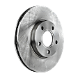 2013 Volvo C30 - 4-Piece Kit Front Brake Disc and Pad Kit, Plain Surface, 5 Lugs, 277.88 mm, Ceramic, 2.5L 5Cyl, Pro-Line Series  Includes (2) Brake Disc and (1) Brake Pad Set