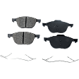 2013 Volvo C30 - 4-Piece Kit Front Brake Disc and Pad Kit, Plain Surface, 5 Lugs, 277.88 mm, Ceramic, 2.5L 5Cyl, Pro-Line Series  Includes (2) Brake Disc and (1) Brake Pad Set