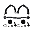 2004 Nissan Titan - 6-Piece Kit Front, Driver and Passenger Side Control Arm Kit, RWD, Includes (2) Ball Joint, (2) Control Arm, and (2) Tie Rod End