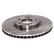 8-Piece Kit Front and Rear Brake Disc and Pad Kit, Plain Surface, 5 Lugs, 12.6 in.-Front, 11.14 in.-Rear, Ceramic - Front, Organic - Rear, 320mm Front Disc, with Manual Parking Brake, Pro-Line Series