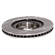 8-Piece Kit Front and Rear Brake Disc and Pad Kit, Plain Surface, 5 Lugs, 12.6 in.-Front, 11.14 in.-Rear, Ceramic - Front, Organic - Rear, 320mm Front Disc, with Manual Parking Brake, Pro-Line Series