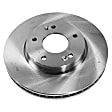 8-Piece Kit Front and Rear Brake Disc and Pad Kit, Plain Surface, 5 Lugs, Ceramic, Cast Iron, Pro-Line Series