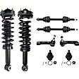 8-Piece Kit Front, Driver and Passenger Side Suspension Kit, Includes (2) Sway Bar Link, (2) Ball Joint, (2) Tie Rod End and (2) Shock Absorber and Strut Assembly