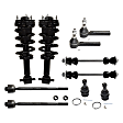 10-Piece Kit Front Suspension Kit, Includes (2) Sway Bar Link, (2) Ball Joint, (4) Tie Rod End and (2) Shock Absorber and Strut Assembly