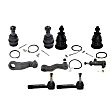 11-Piece Kit Suspension Kit, Includes (4) Ball Joint, (4) Tie Rod End, (1) Idler Arm, (1) Pitman Arm and (1) Idler Arm Bracket