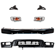 2002 Toyota 4Runner SR5 - 6-Piece Kit Front Valance, For Models With Fender Flares, Valance Panel, Primed, Sport Utility,  Includes (1) Bumper, (2) Bumper Bracket, (2) Turn Signal Light, and (1) Valance