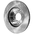 4-Wheel Set Brake Disc and Pad Kit, Plain Surface 5 Lugs Front-261.62 mm/Rear-259.59 mm Ceramic Pro-Line Series, Includes (4) Disc and (2) Pad Set