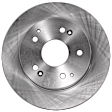 4-Wheel Set Brake Disc and Pad Kit, Plain Surface 5 Lugs Front-261.62 mm/Rear-259.59 mm Ceramic Pro-Line Series, Includes (4) Disc and (2) Pad Set
