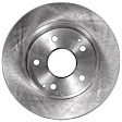4-Wheel Set Brake Disc and Pad Kit, Plain Surface 5 Lugs Front-261.62 mm/Rear-259.59 mm Ceramic Pro-Line Series, Includes (4) Disc and (2) Pad Set