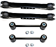 4-Piece Kit Rear, Driver and Passenger Side, Upper Control Arm Kit, Includes (2) Control Arm and (2) Sway Bar Link
