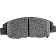 2-Wheel Set Front Brake Disc and Pad Kit, Plain Surface 5 Lugs 281.94 mm Ceramic Pro-Line Series, Includes (1) Brake Pad Set and (2) Brake Disc
