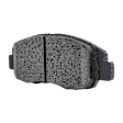 2-Wheel Set Front Brake Disc and Pad Kit, Plain Surface 5 Lugs 281.94 mm Ceramic Pro-Line Series, Includes (1) Brake Pad Set and (2) Brake Disc