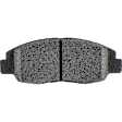 2-Wheel Set Front Brake Disc and Pad Kit, Plain Surface 5 Lugs 281.94 mm Ceramic Pro-Line Series, Includes (1) Brake Pad Set and (2) Brake Disc