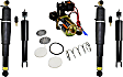 5-Piece Kit Air Suspension Kit - 5-Piece Kit, Includes (2) Air Spring, (1) Air Suspension Compressor and (2) Shock Absorber and Strut Assembly