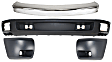2007-2008 Chevrolet Silverado 1500 - 4-Piece Kit, Front Bumper, Chrome, Includes (1) Bumper, (2) Bumper End, and (1) Valance