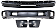 2009-2013 Chevrolet Silverado 1500 - 4-Piece Kit, Front Bumper, For Models With Fog Lights, For Models With Tow Hook Holes, Primed, Includes (1) Bumper, (2) Bumper End, and (1) Valance