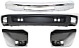 4-Piece Kit, Front Bumper, Chrome, Includes (1) Bumper, (2) Bumper End, and (1) Valance