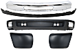 2011 Chevrolet Silverado 1500 LT - 5-Piece Kit Front Bumper, Chrome, Includes (1) Bumper, (2) Bumper End, and (2) Valance