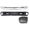 2010 Chevrolet Silverado 1500 - 3-Piece Kit Front Bumper, Chrome, Includes (1) Bumper, (1) Bumper End, and (1) Valance