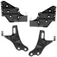 4-Piece Kit Front, Driver and Passenger Side Bumper Bracket, Includes (2) Bumper Reinforcement Bracket and (2) Bumper Bracket