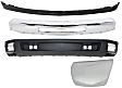 4-Piece Kit, Front Bumper, Chrome, Includes (1) Bumper, (1) Bumper End, and (2) Valance