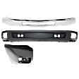 3-Piece Kit, Front Bumper, Chrome, Includes (1) Bumper, (1) Bumper End, and (1) Valance